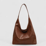 Vintage Leren Tote Shopper Aurora-Bags