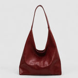 Vintage Leren Tote Shopper Aurora-Bags