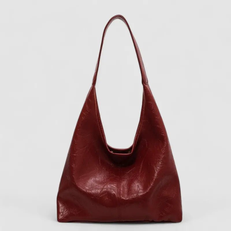 Vintage Leren Tote Shopper Aurora-Bags