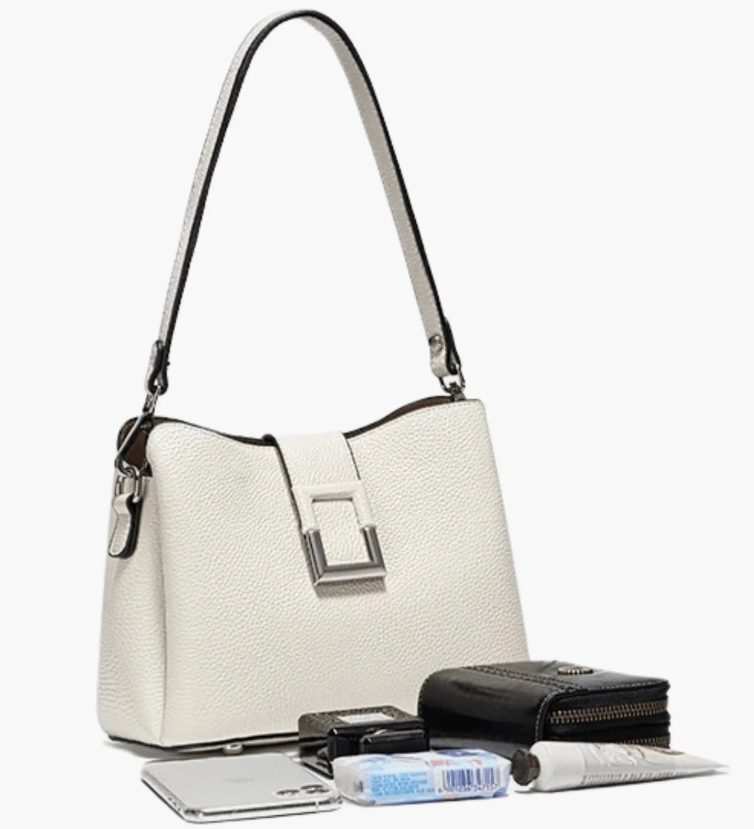 Taylor | Contemporary Boxy Crossbody Bag with Metallic Accents Aurora-Bags