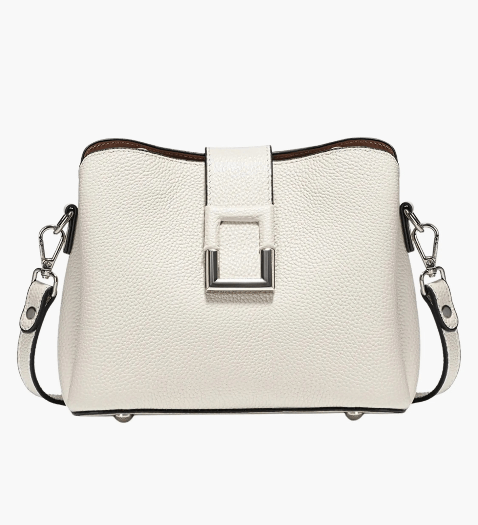 Taylor | Contemporary Boxy Crossbody Bag with Metallic Accents Aurora-Bags