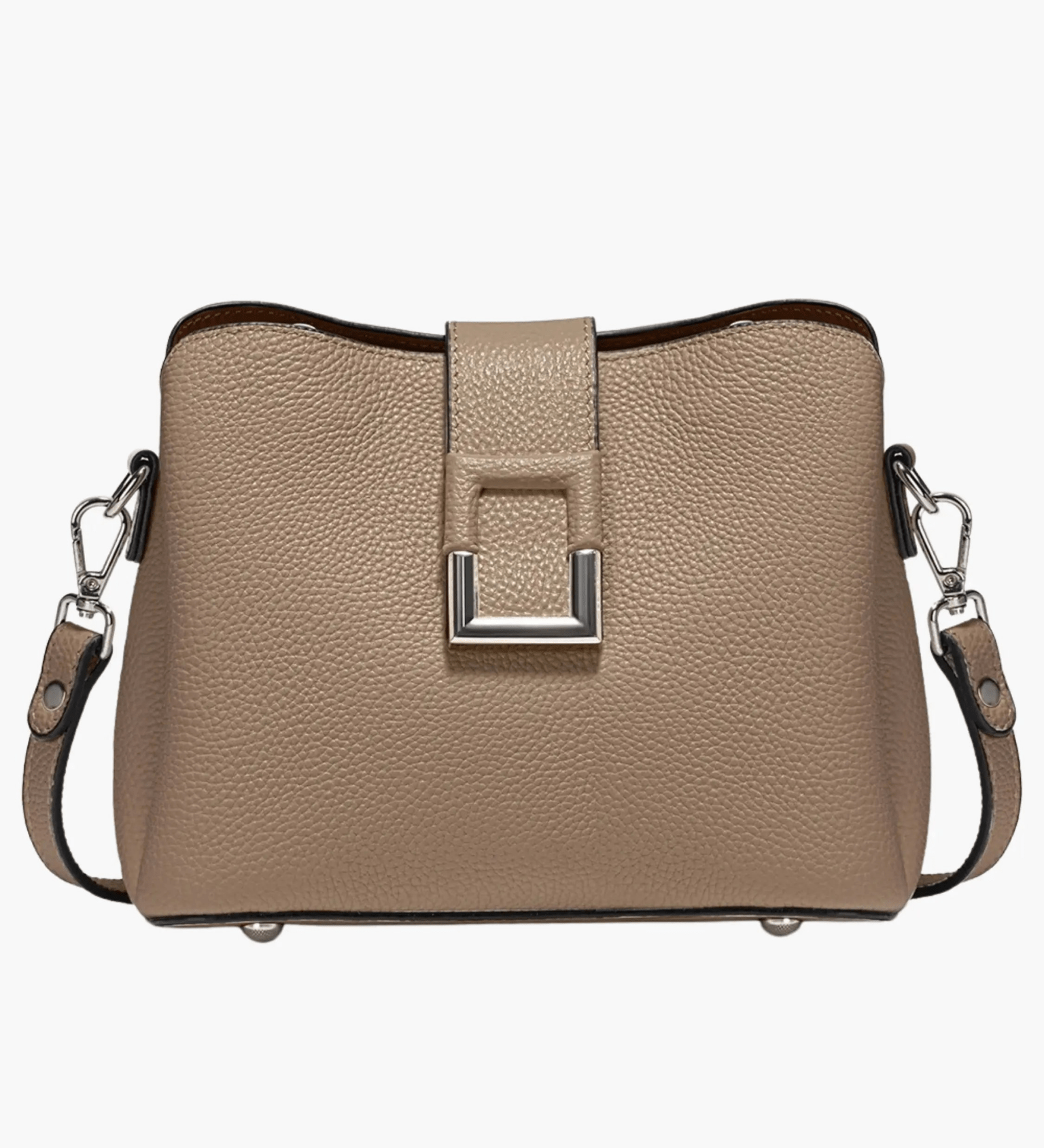 Taylor | Contemporary Boxy Crossbody Bag with Metallic Accents Aurora-Bags