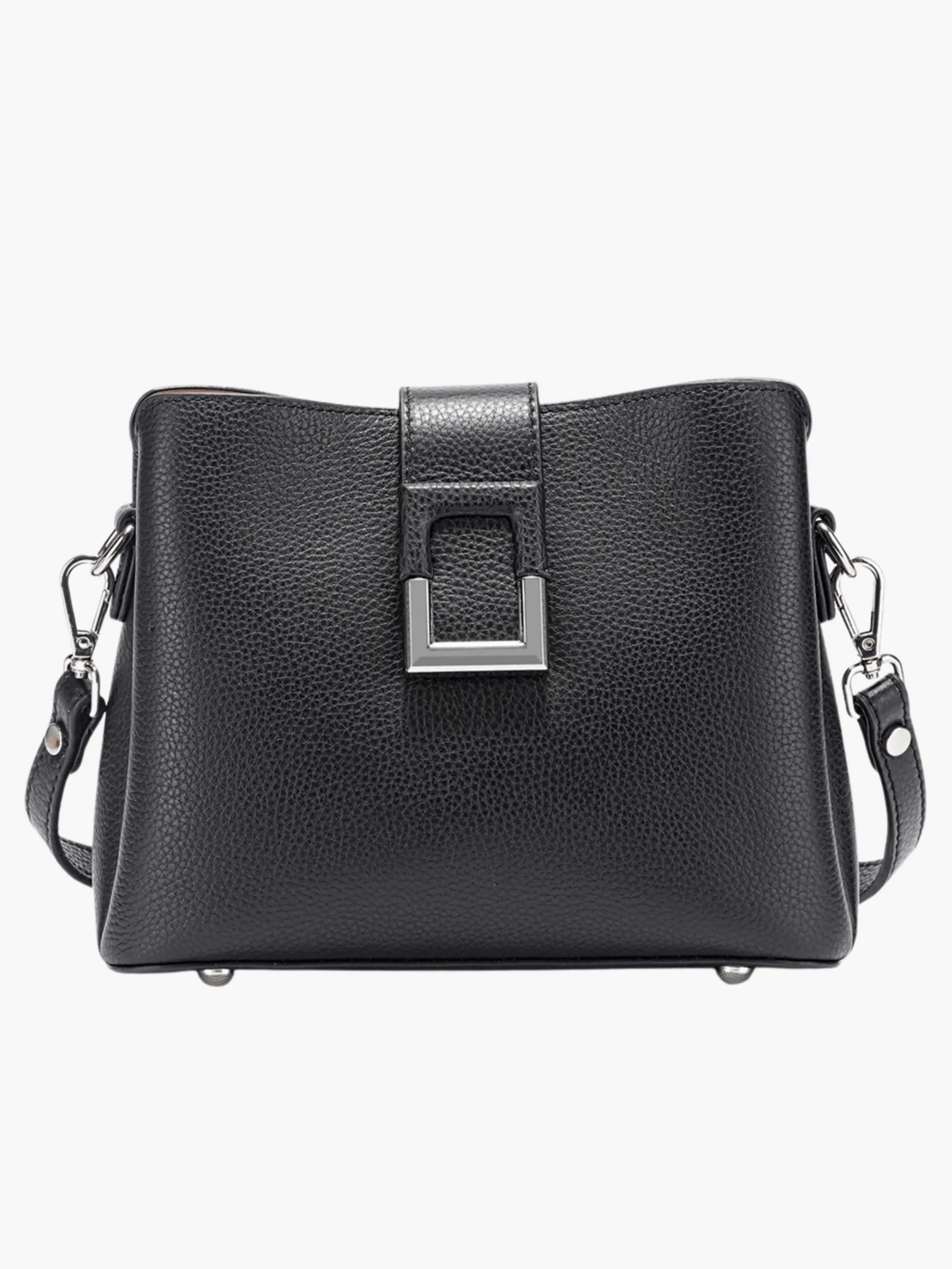 Taylor | Contemporary Boxy Crossbody Bag with Metallic Accents Aurora-Bags