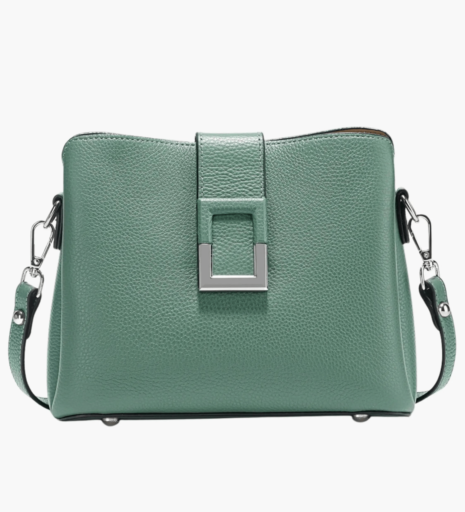 Taylor | Contemporary Boxy Crossbody Bag with Metallic Accents Aurora-Bags