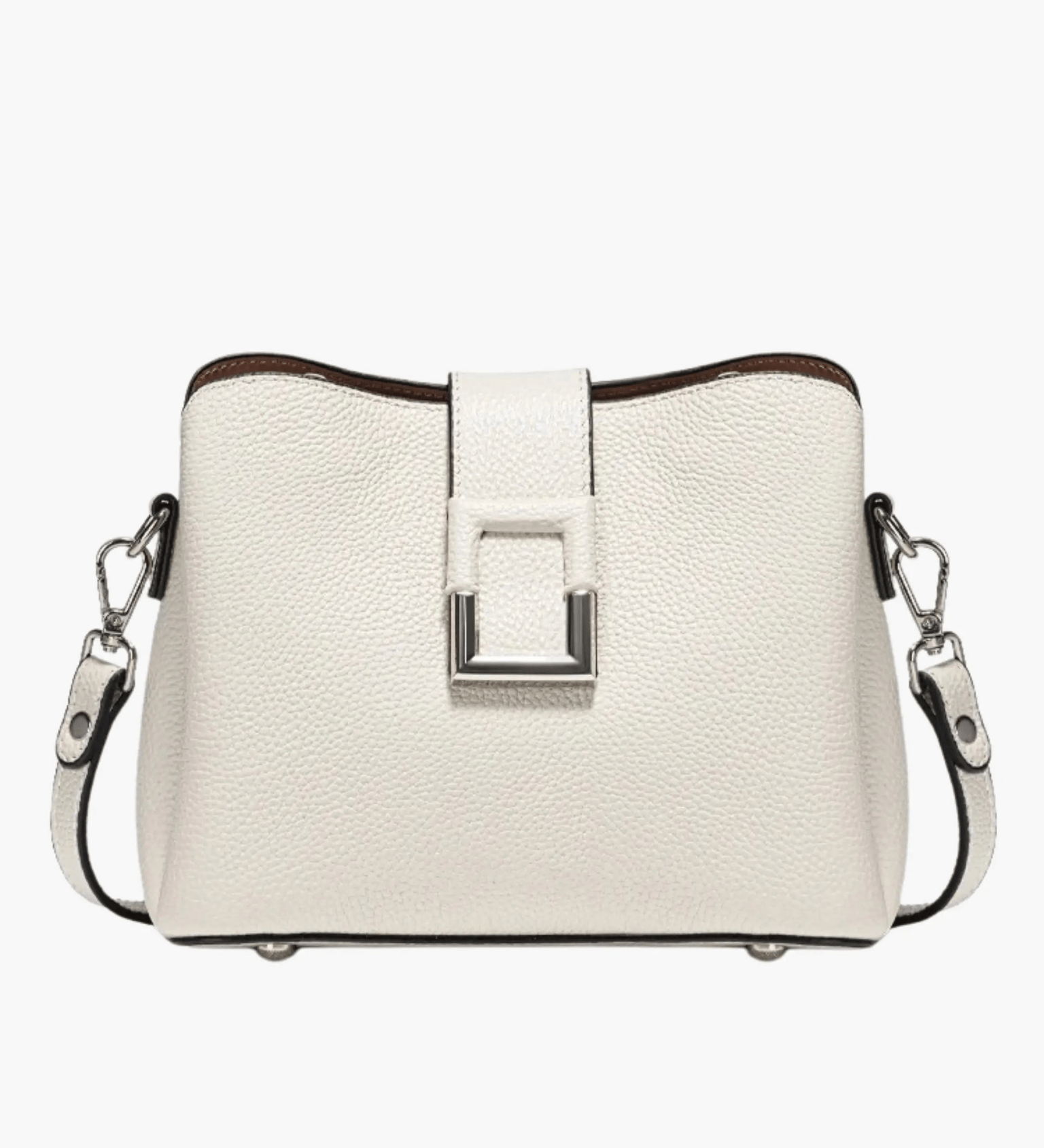 Taylor | Contemporary Boxy Crossbody Bag with Metallic Accents Aurora-Bags