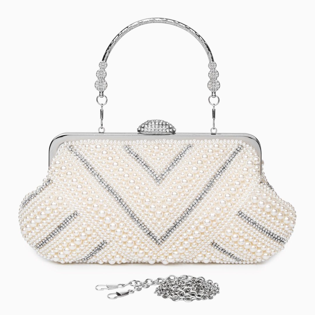 The Pristine | Pearl Clutch Bag - Aurora-Bags