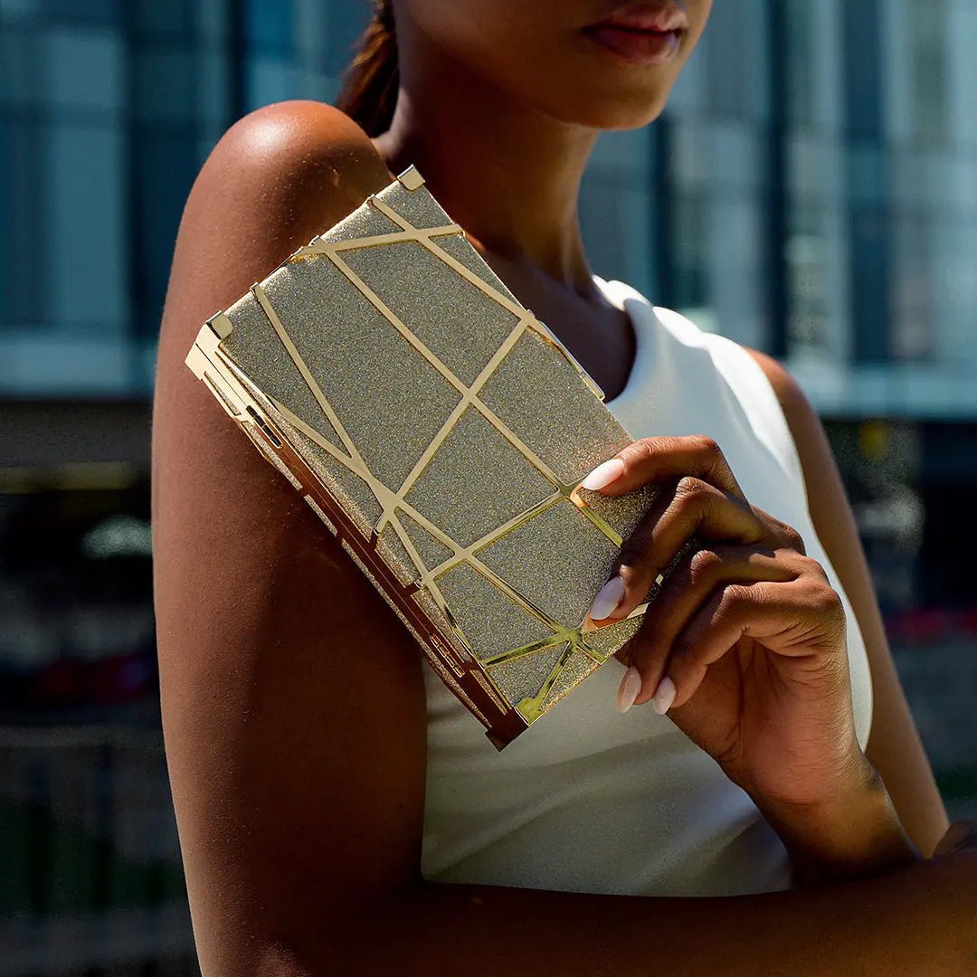 Geometric Clutch Bag Aurora-Bags