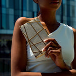 Geometric Clutch Bag Aurora-Bags