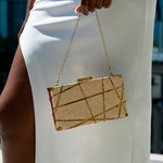 Geometric Clutch Bag Aurora-Bags