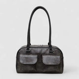 Sleek Distressed Schoudertas Aurora-Bags