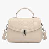 Victoria | Croc-Embossed Top Handle Bag Feylen.com