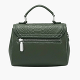 Victoria | Croc-Embossed Top Handle Bag Feylen.com