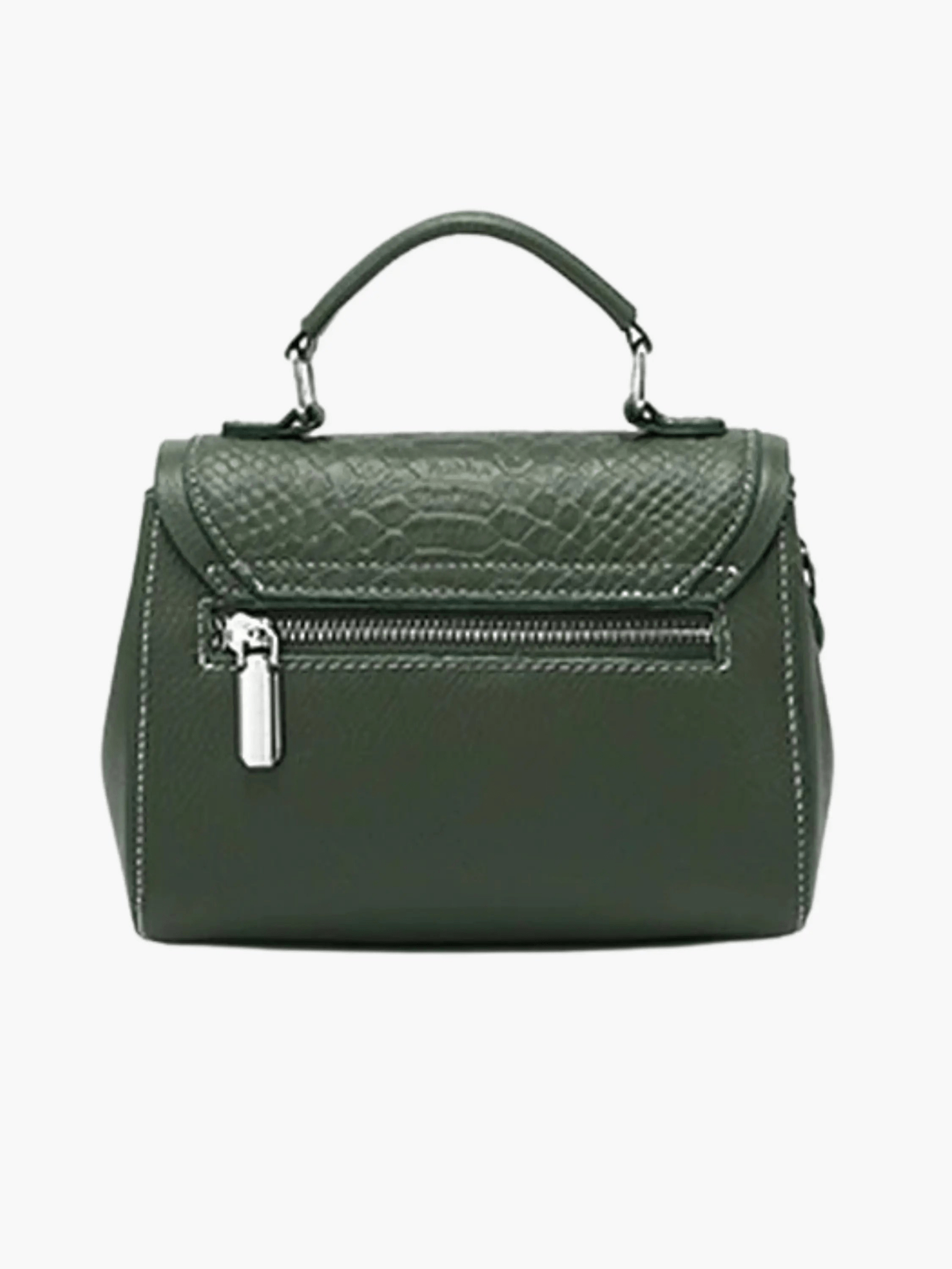 Victoria | Croc-Embossed Top Handle Bag Feylen.com