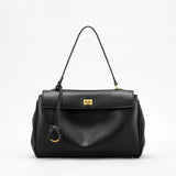 Victoria | Sophisticated Leather Satchel - Aurora-Bags