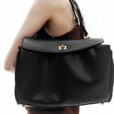 Victoria | Sophisticated Leather Satchel - Aurora-Bags