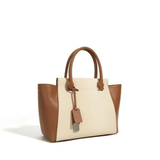 Victoria | Sophisticated Two-Tone Tote Bag Aurora-Bags