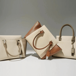 Victoria | Sophisticated Two-Tone Tote Bag Aurora-Bags