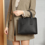 Victoria | Structured Tote Bag – Modern Elegance in Black - from Aurora-Bags for sale at Aurora-Bags