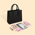 Victoria | Structured Tote Bag – Modern Elegance in Black - from Aurora-Bags for sale at Aurora-Bags