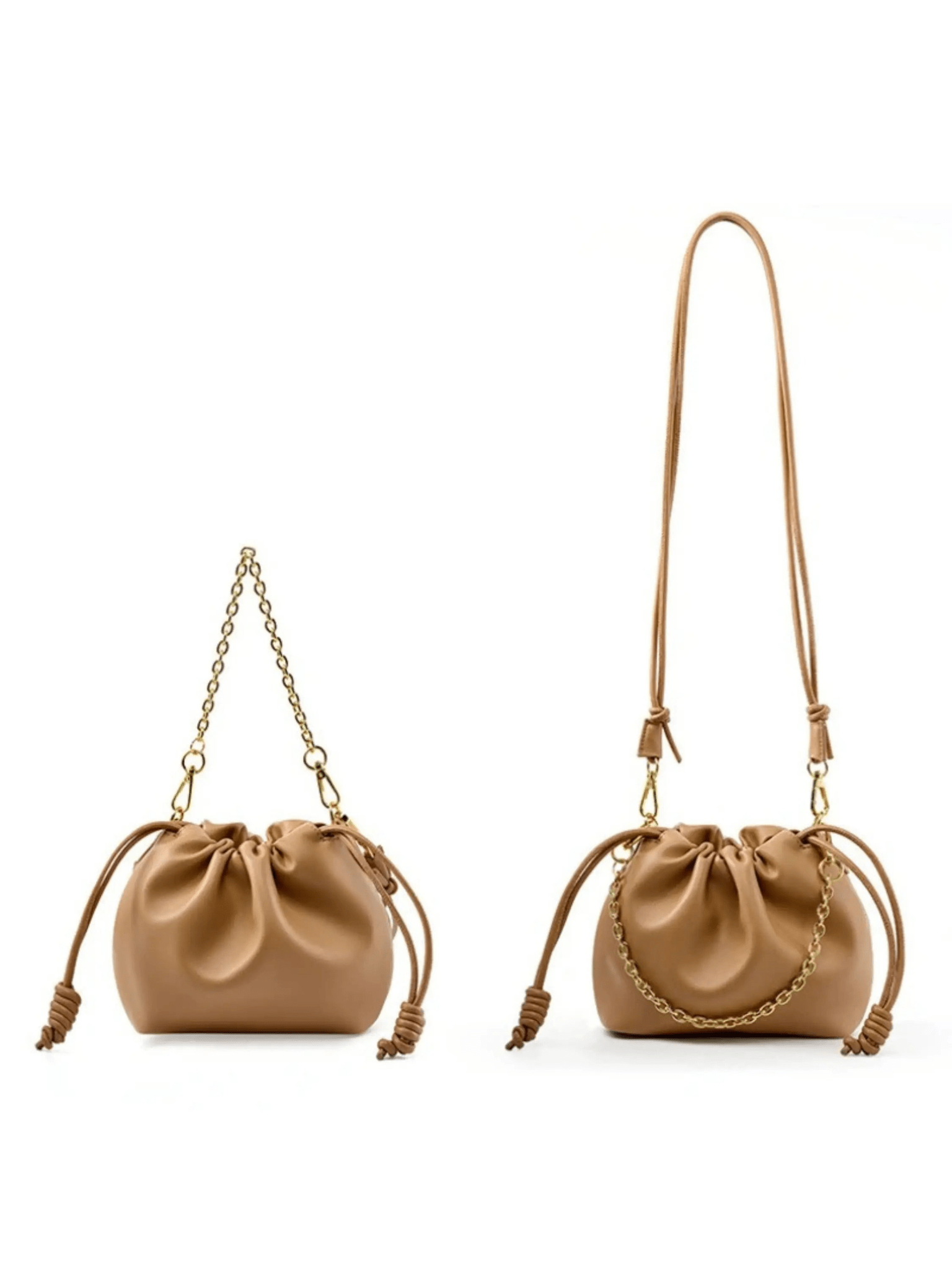 Vivienne | Drawstring Chain Crossbody Bag - Aurora-Bags