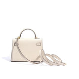 Elvessa | Ivory Structured Handbag – Elegant & Timeless