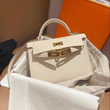 Elvessa | Ivory Structured Handbag – Elegant & Timeless