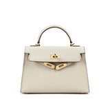 Elvessa | Ivory Structured Handbag – Elegant & Timeless