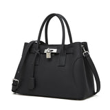 Noctelle | Black Structured Leather Handbag – Sophisticated & Timeless