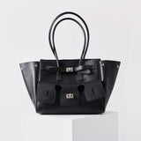 Amelia | Black Leather Handbag – Sophisticated & Stylish