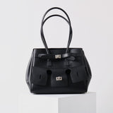 Amelia | Black Leather Handbag – Sophisticated & Stylish