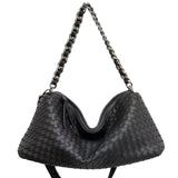 Thessaly | Sage Green Woven Leather Hobo Bag – Chic, Soft & Effortlessly Stylish