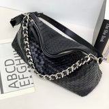 Thessaly | Sage Green Woven Leather Hobo Bag – Chic, Soft & Effortlessly Stylish
