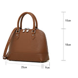 Calypso | Elegant Brown Dome Handbag – Classic Style & Everyday Luxury