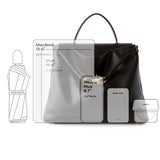 Ella Structured Flap Handbag - Elegant Top Handle with Knot Detail
