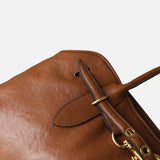 Clara | Dark Brown Leather Handbag – Classic & Refined
