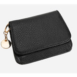 Charlotte | Pebbled Leather Mini Wallet – Chic & Compact Convenience