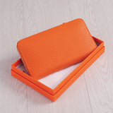 Ondine | Vibrant Leather Zip-Around Wallet – Chic & Functional Luxury
