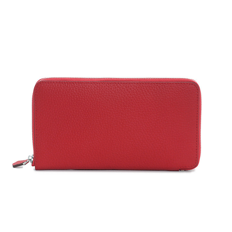 Ondine | Vibrant Leather Zip-Around Wallet – Chic & Functional Luxury