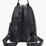 Zoe | Modern Leather Backpack with Unique Zipper Details Aurora-Bags