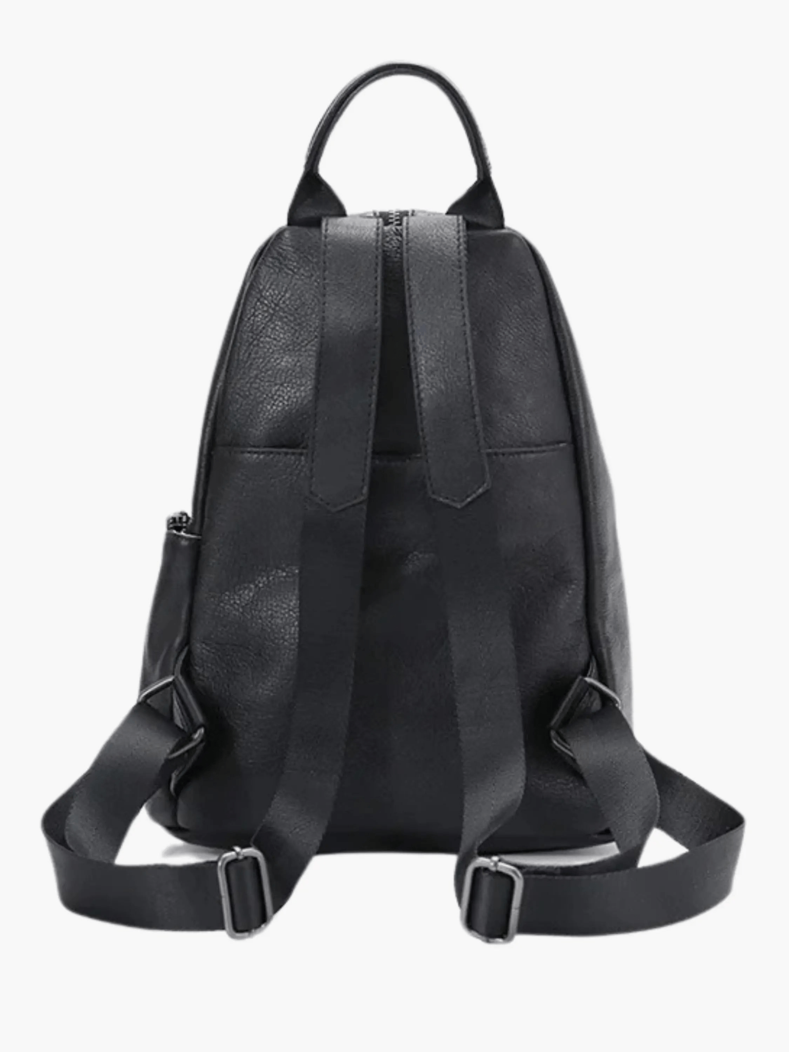 Zoe | Modern Leather Backpack with Unique Zipper Details Aurora-Bags