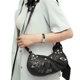 Mireille | Retro Schoudertas met Studs Aurora-Bags